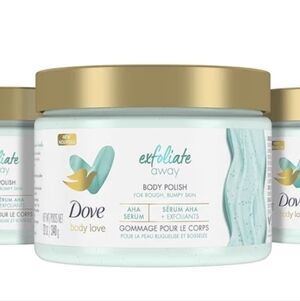 Dove Exfoliate Away Body Polish - Mint Green